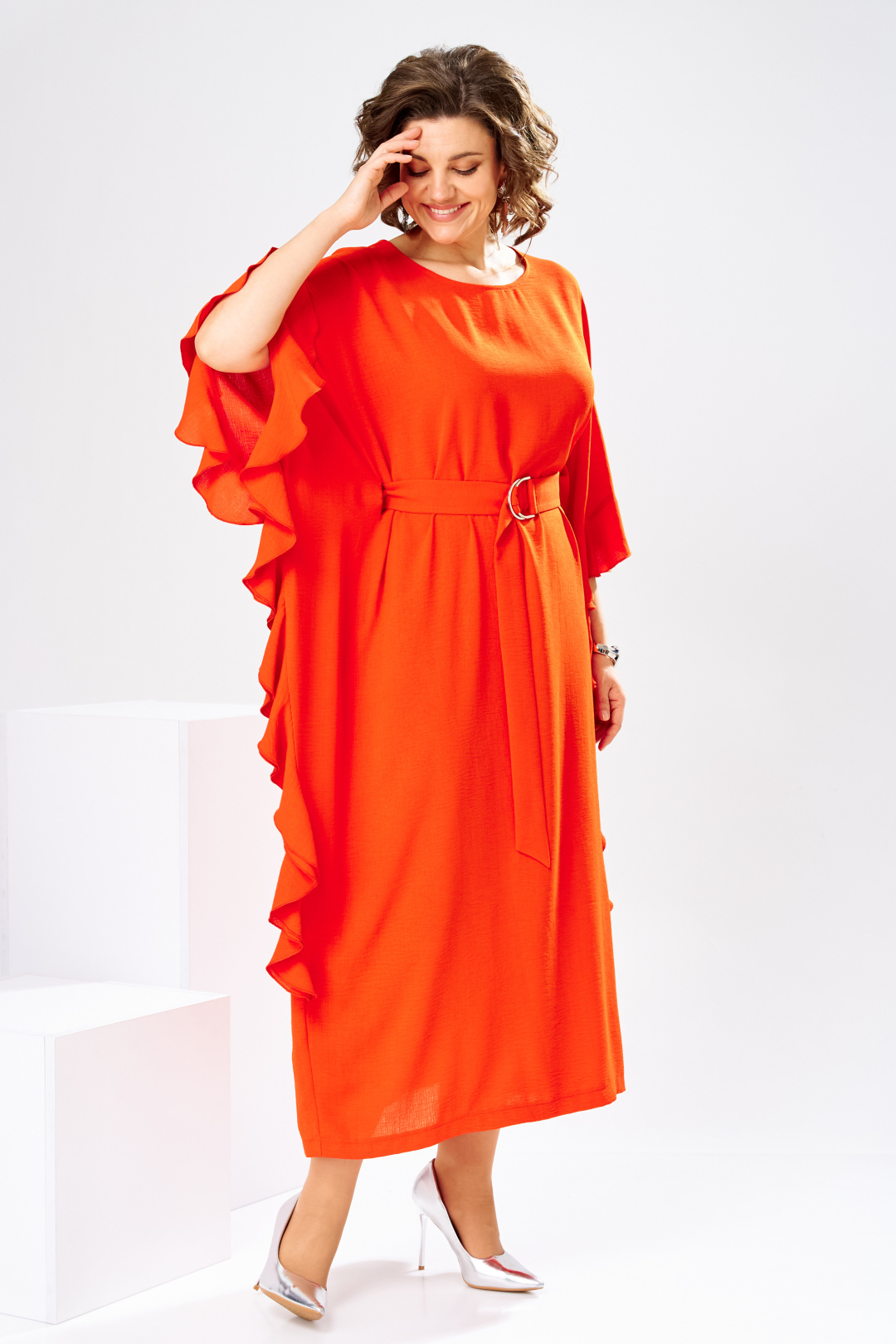 Платье Romanovich Style 1-2870 оранжевый - фото 3