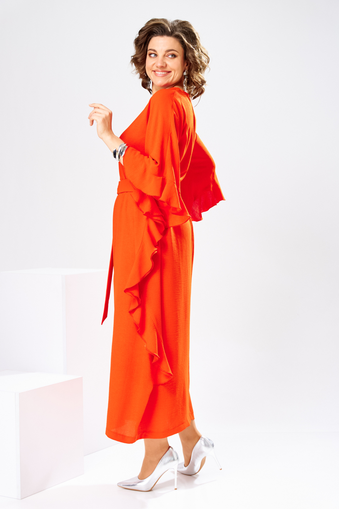 Платье Romanovich Style 1-2870 оранжевый