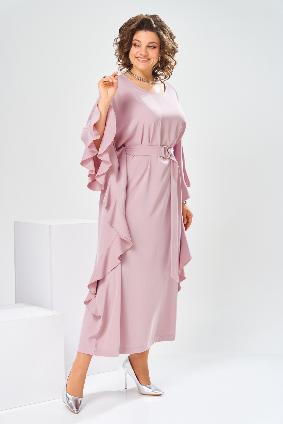 Платье Romanovich Style 1-2870 пудровый