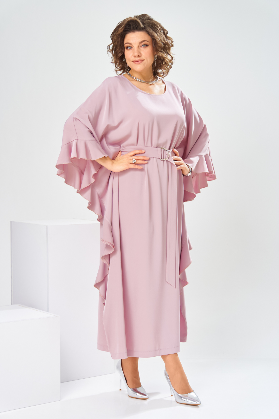 Платье Romanovich Style 1-2870 пудровый