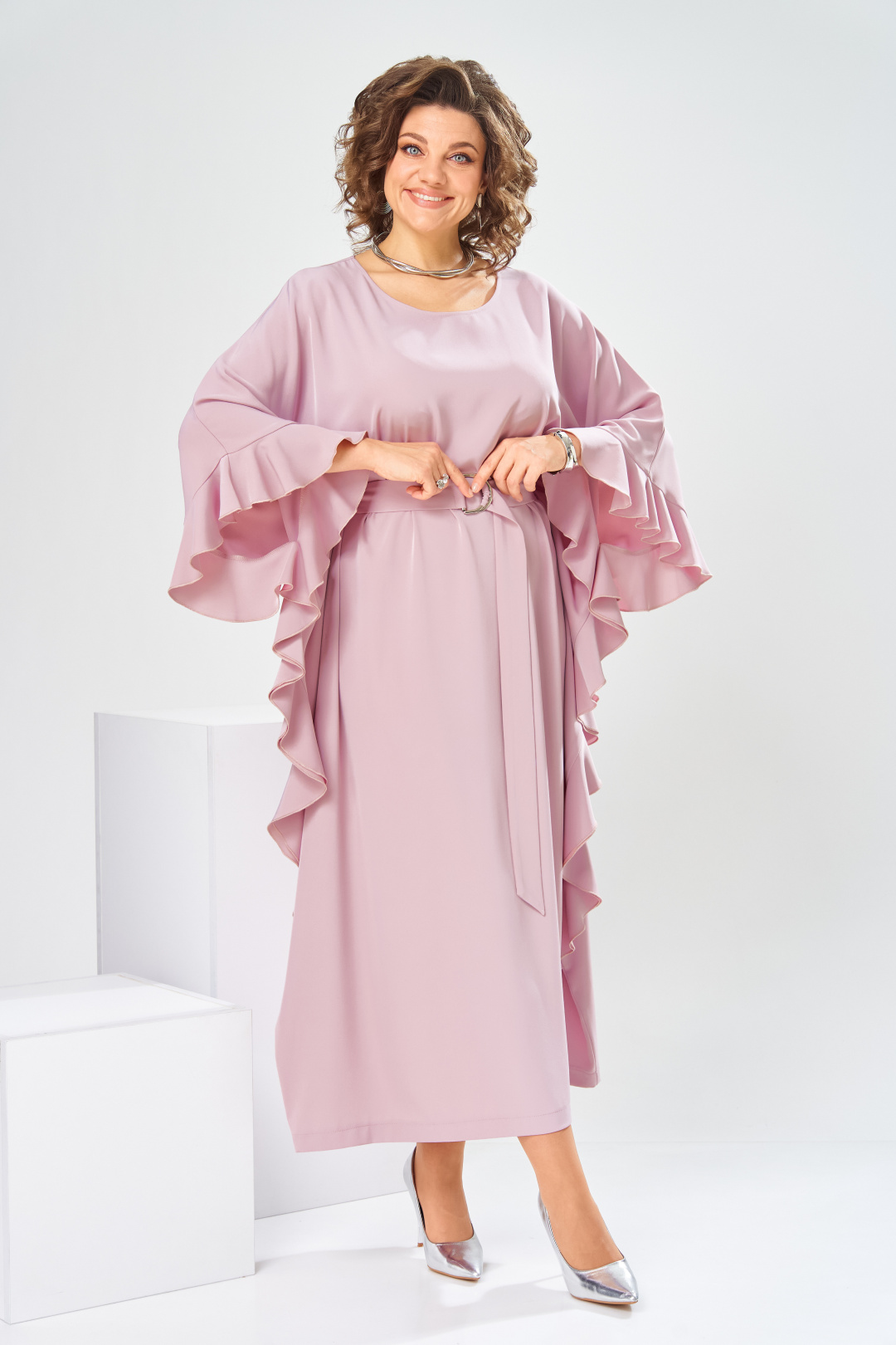 Платье Romanovich Style 1-2870 пудровый