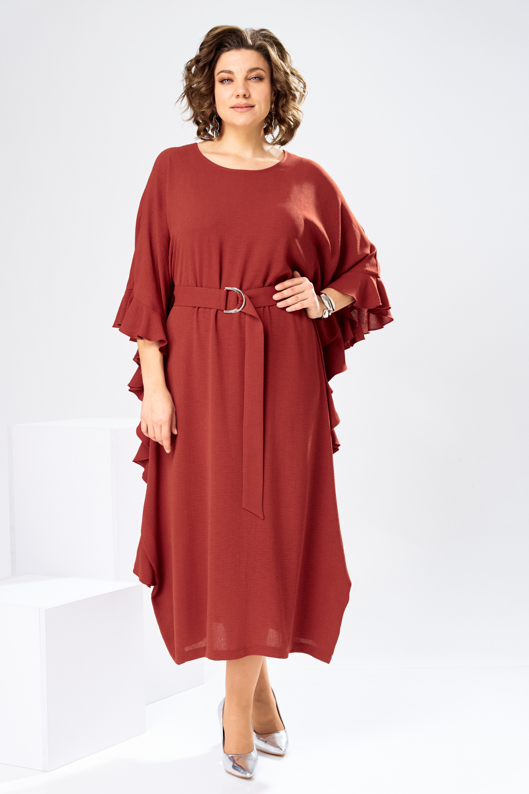 Платье Romanovich Style 1-2870 терракотовый - фото 4
