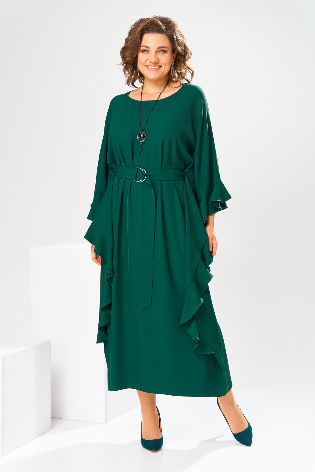 Платье Romanovich Style 1-2870 зелёный - фото 1