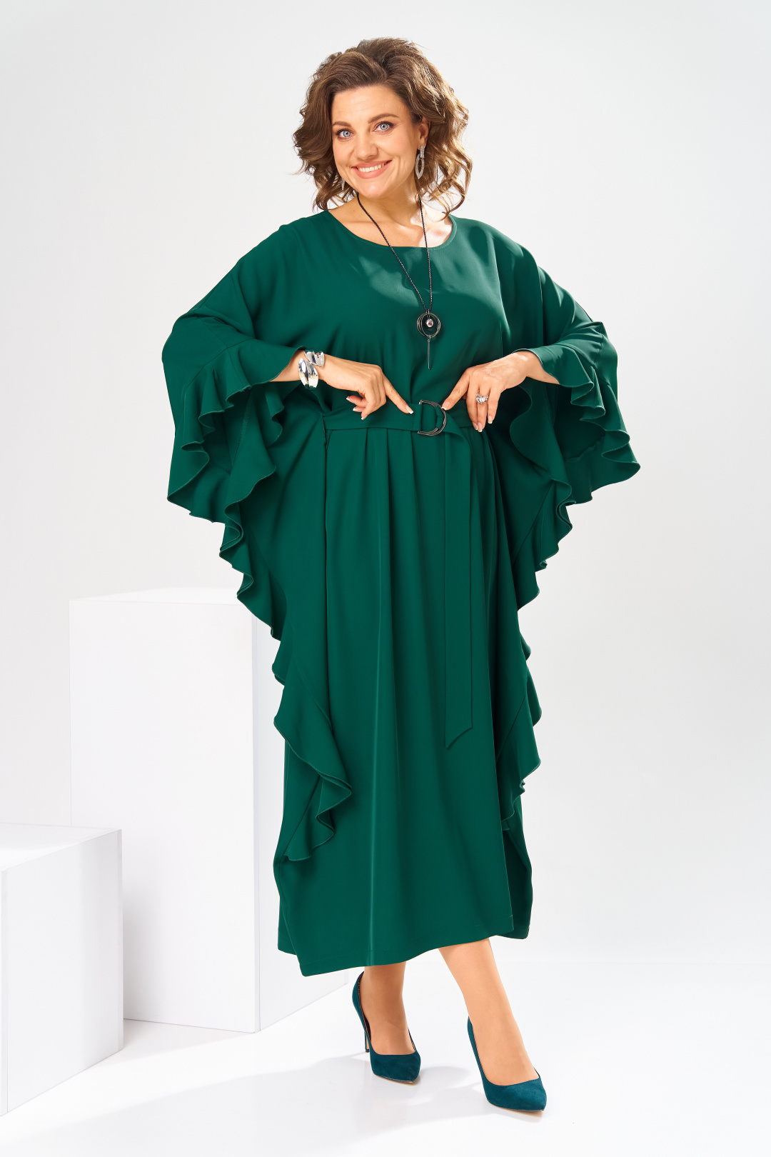 Платье Romanovich Style 1-2870 зелёный - фото 3