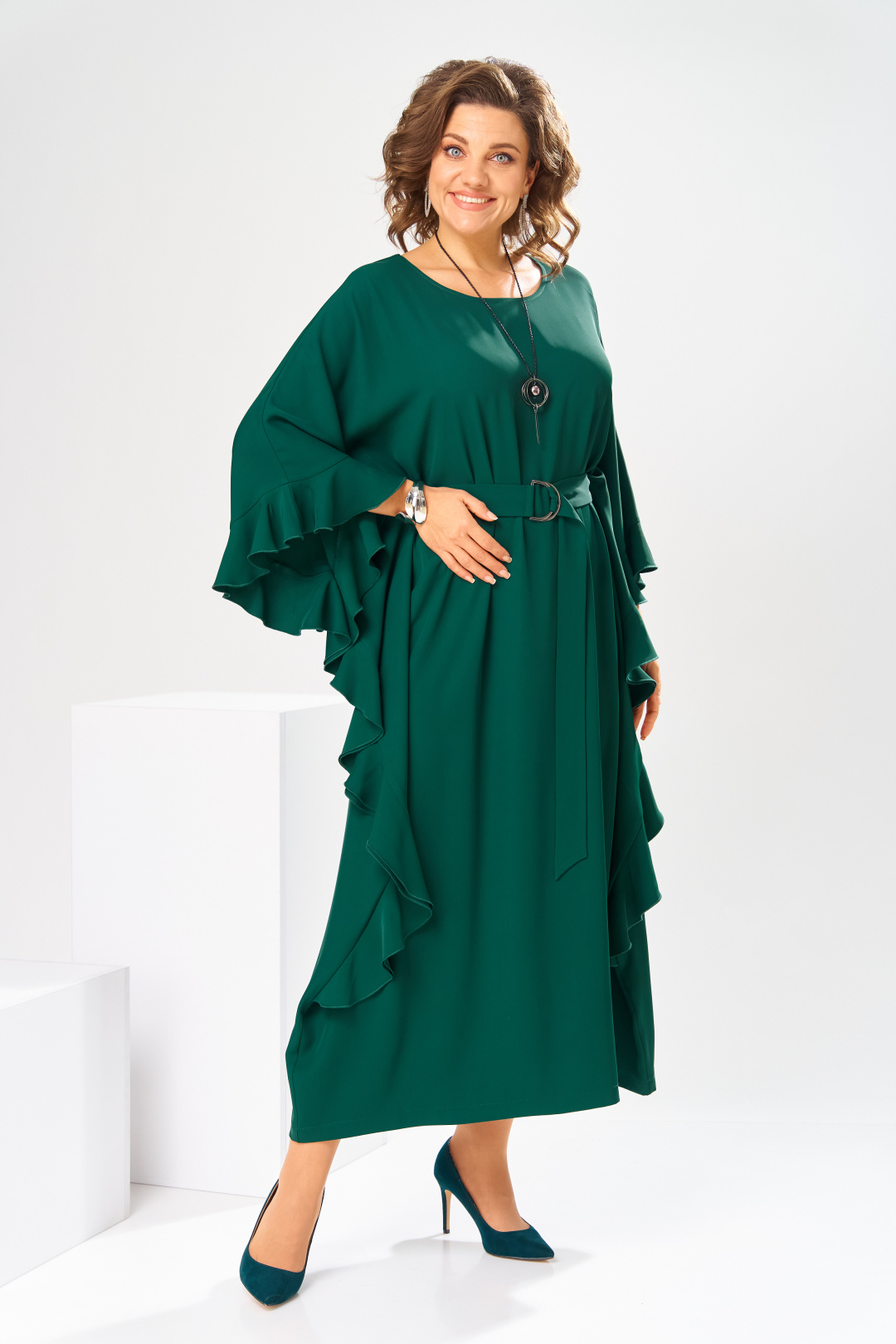 Платье Romanovich Style 1-2870 зелёный - фото 4