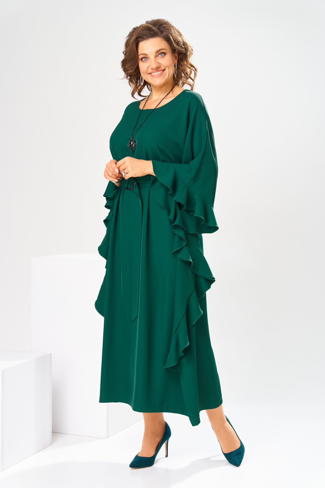 Платье Romanovich Style 1-2870 зелёный - фото 5