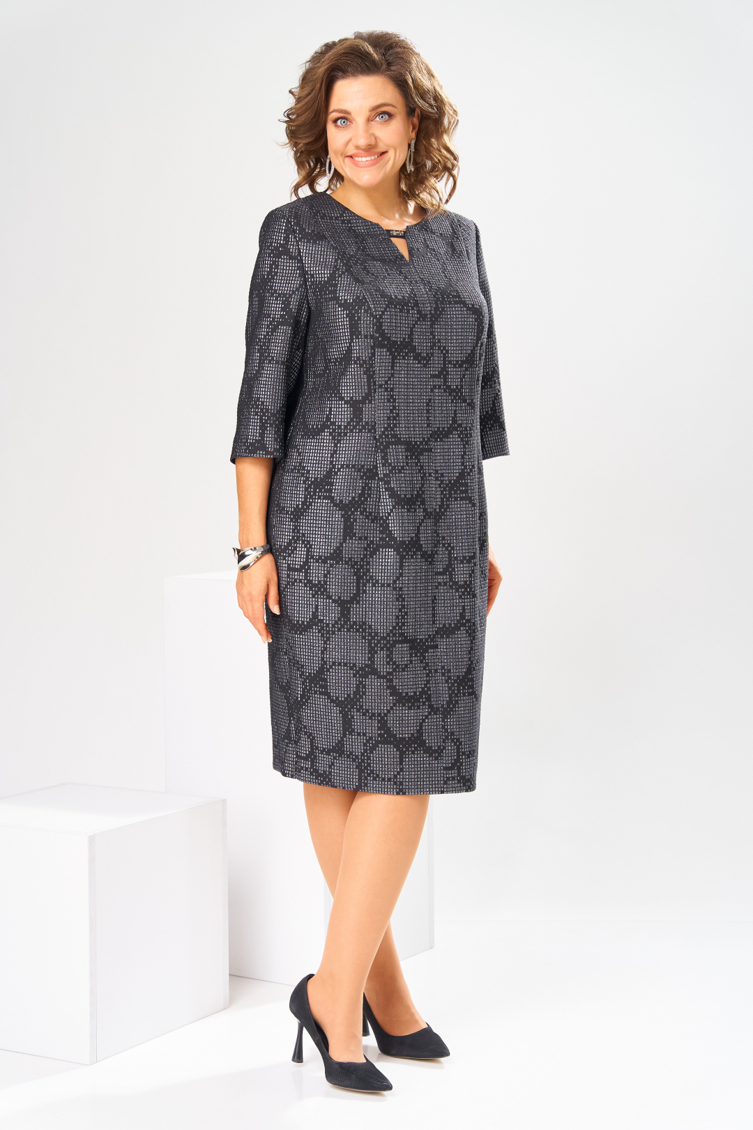 Платье Romanovich Style 1-2873 графит - фото 3