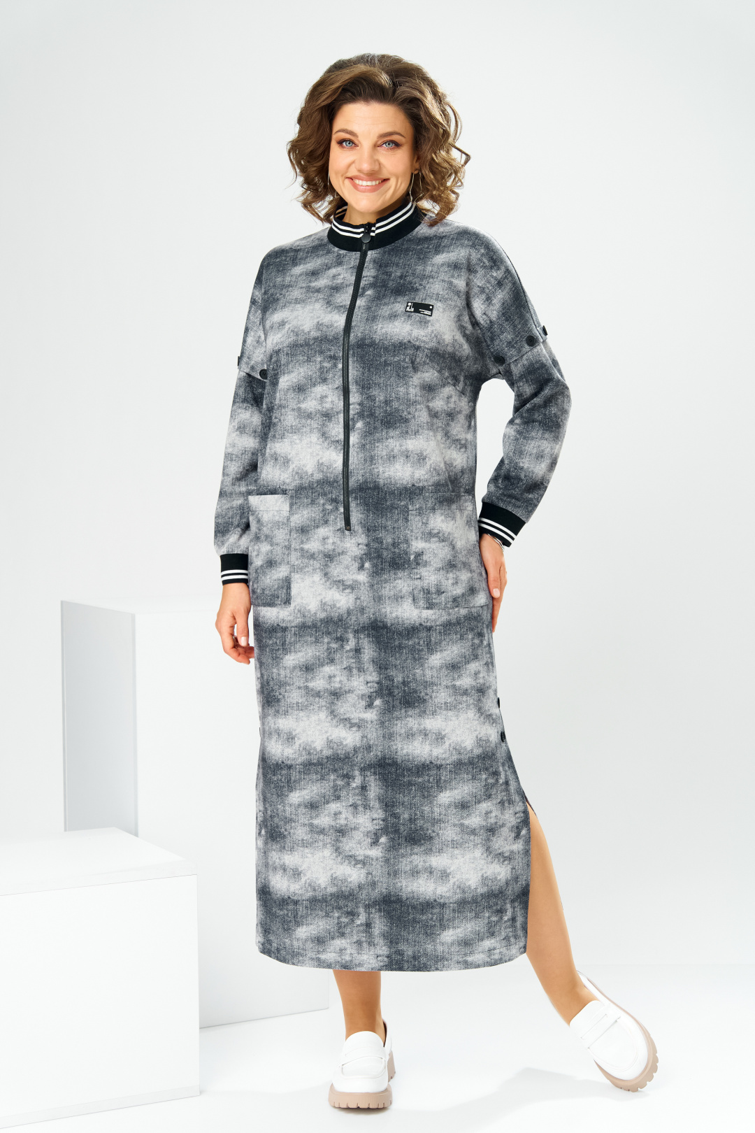 Платье Romanovich Style 1-2885 синий - фото 2