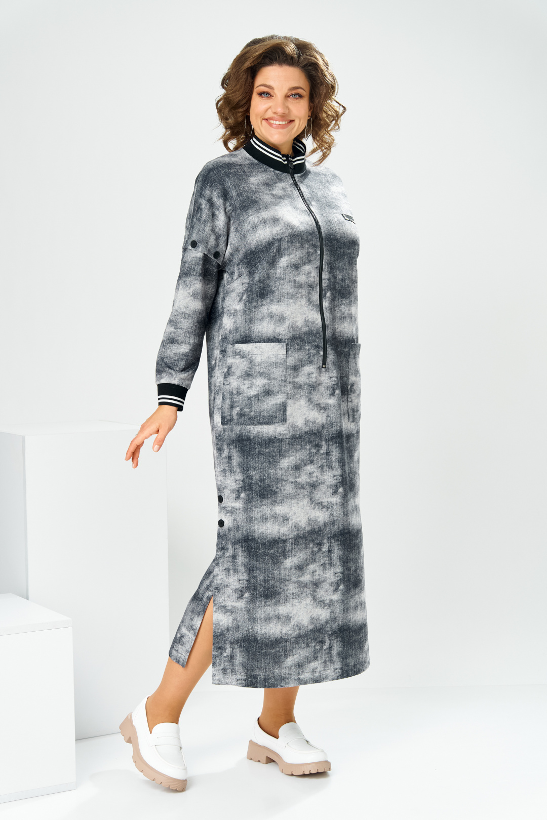 Платье Romanovich Style 1-2885 синий - фото 4