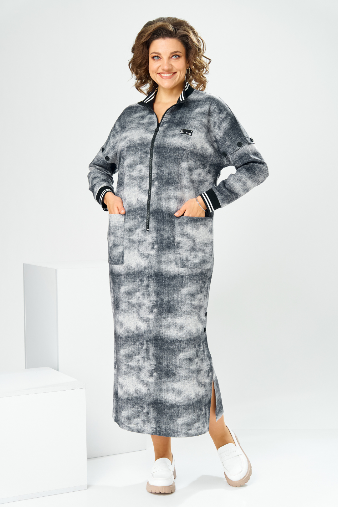 Платье Romanovich Style 1-2885 синий - фото 5