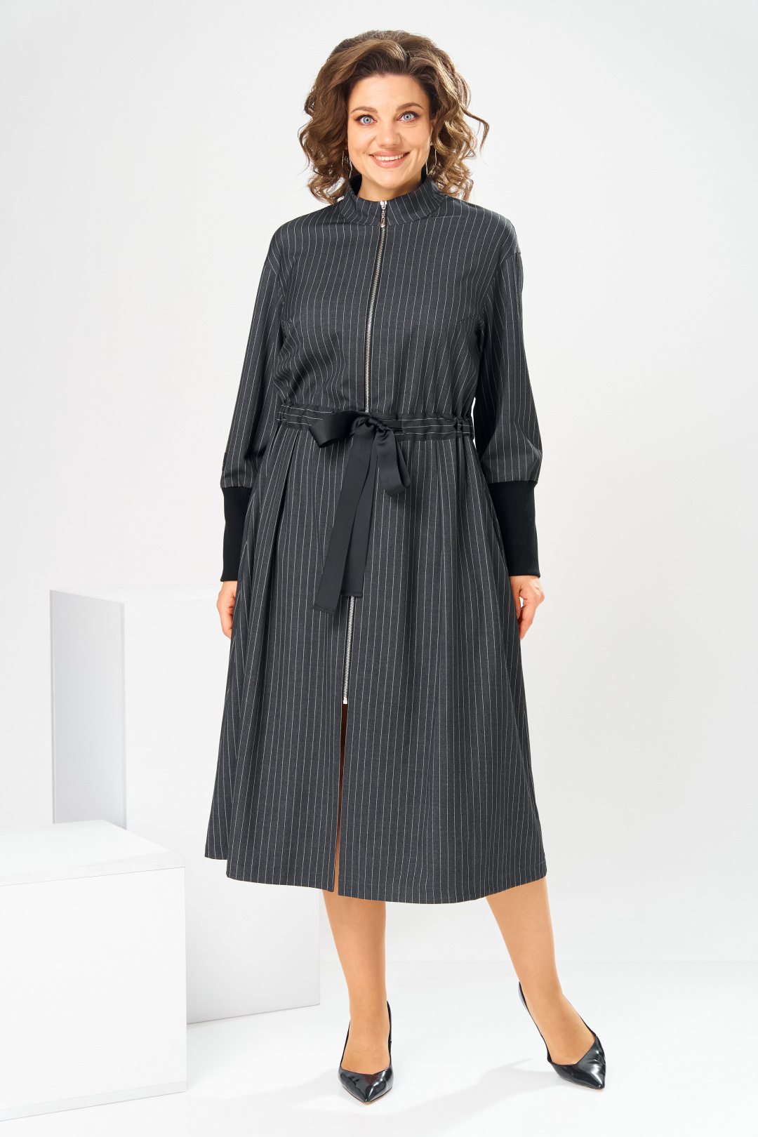 Платье Romanovich Style 1-2888 графит - фото 1