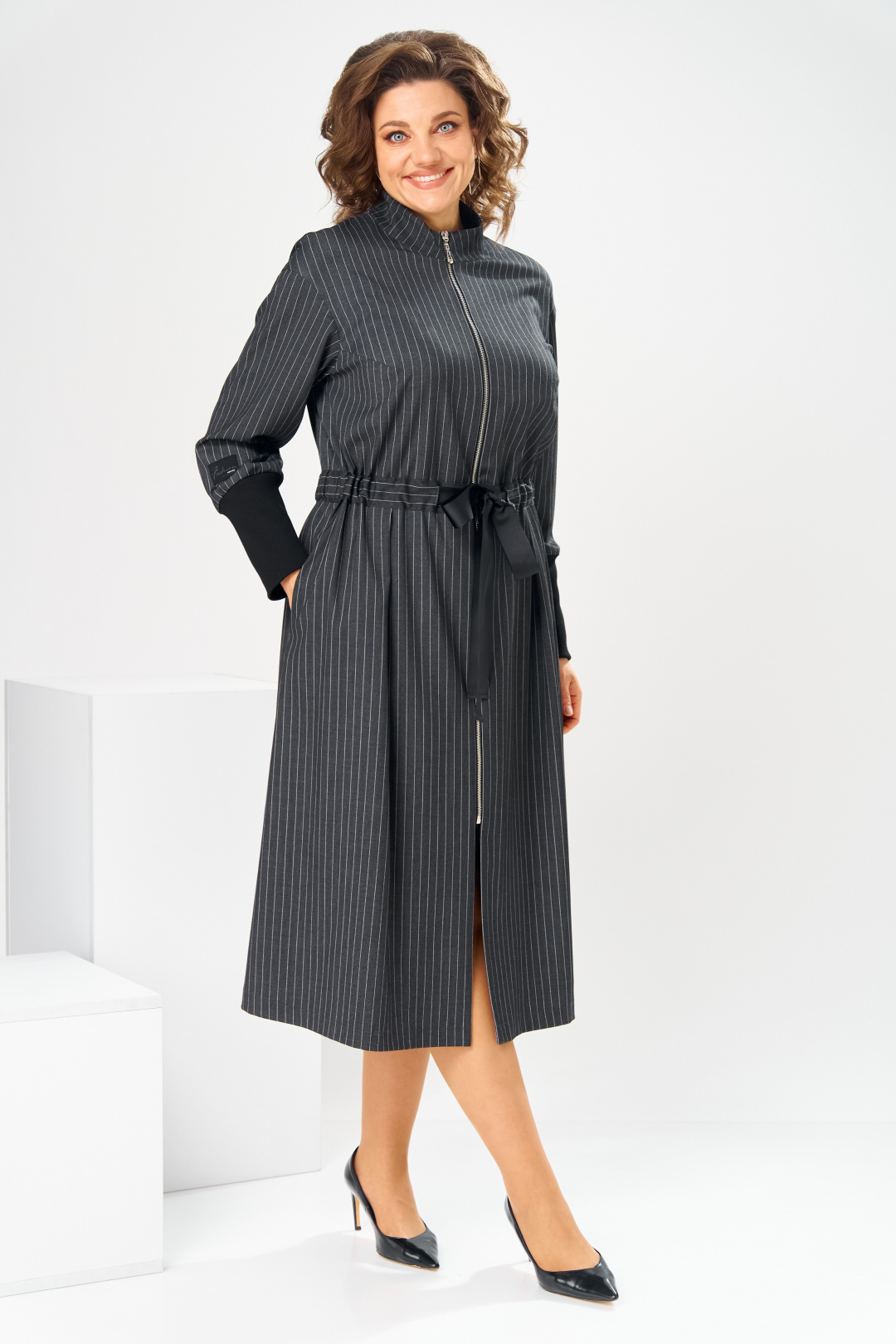 Платье Romanovich Style 1-2888 графит - фото 2