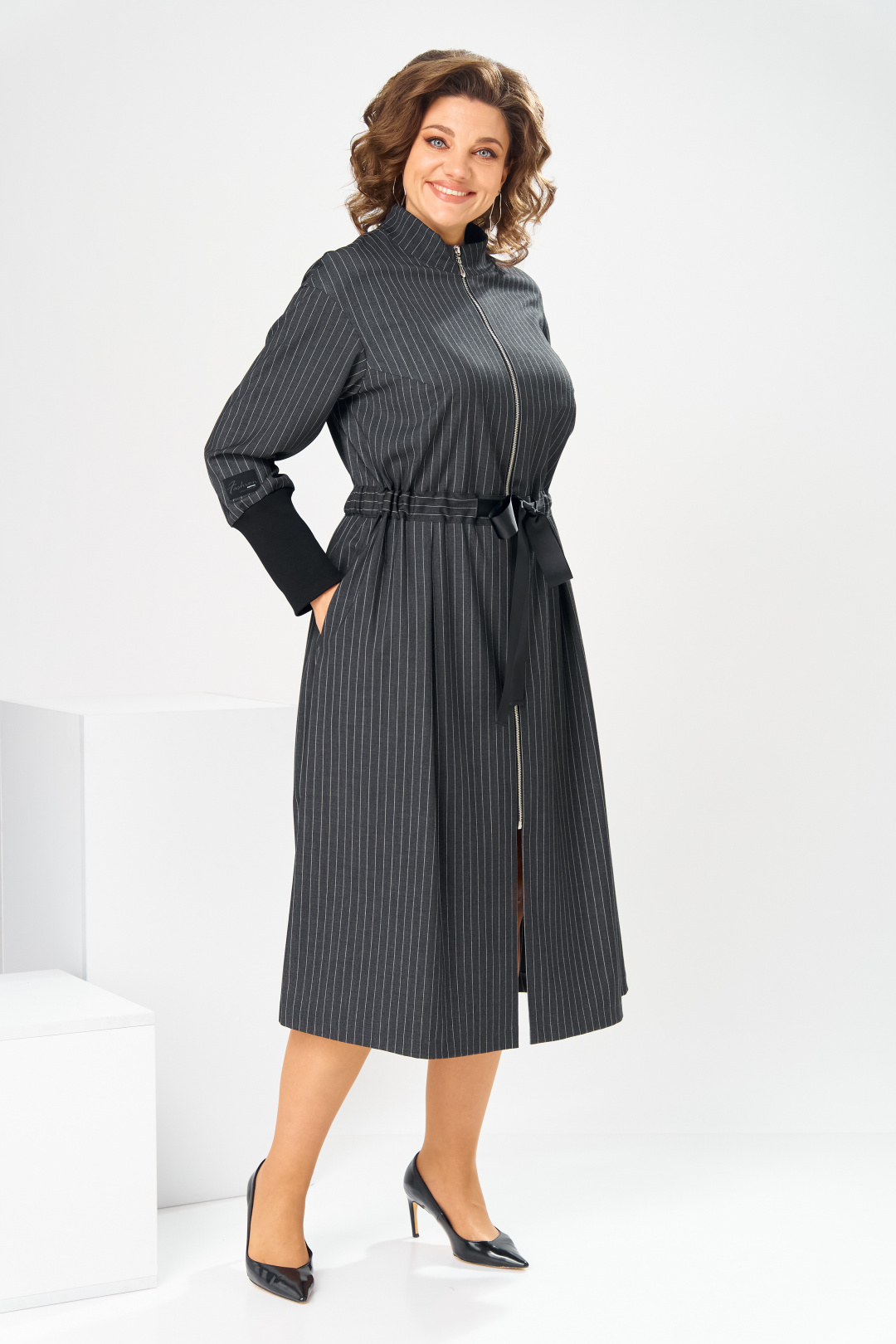 Платье Romanovich Style 1-2888 графит - фото 3