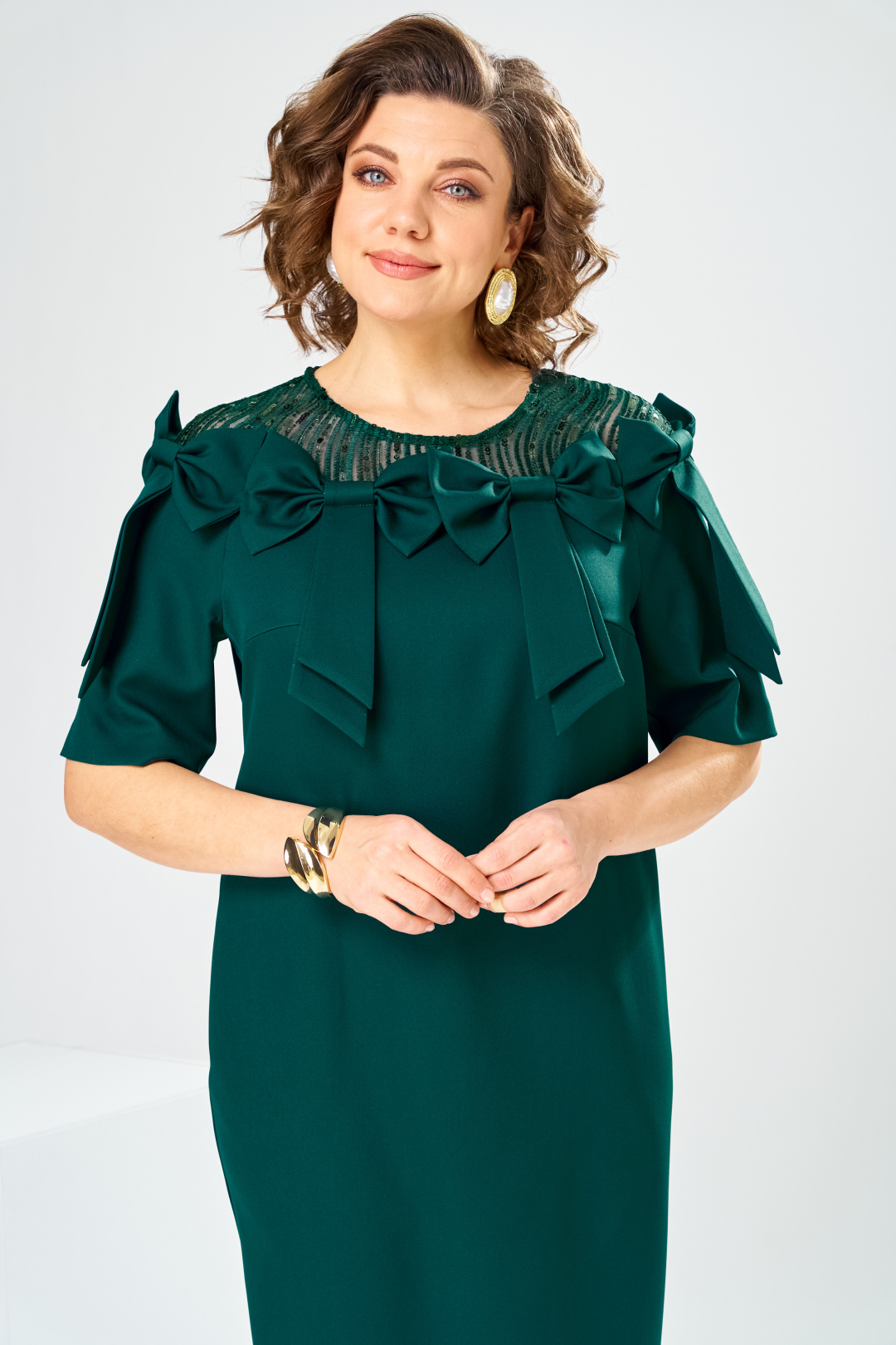 Платье Romanovich Style 1-2899 изумруд