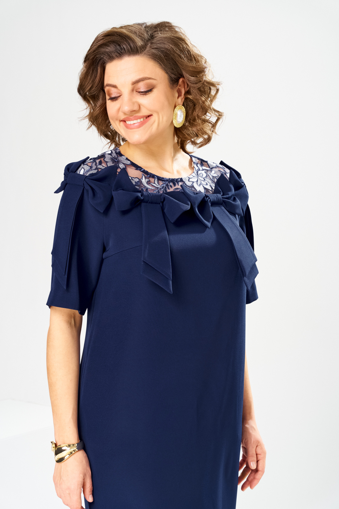 Платье Romanovich Style 1-2899 сине-белый