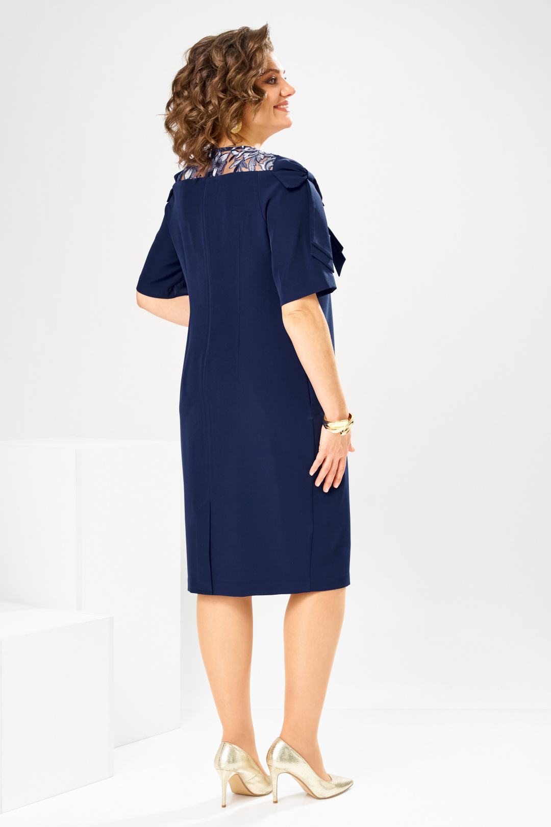 Платье Romanovich Style 1-2899 сине-белый