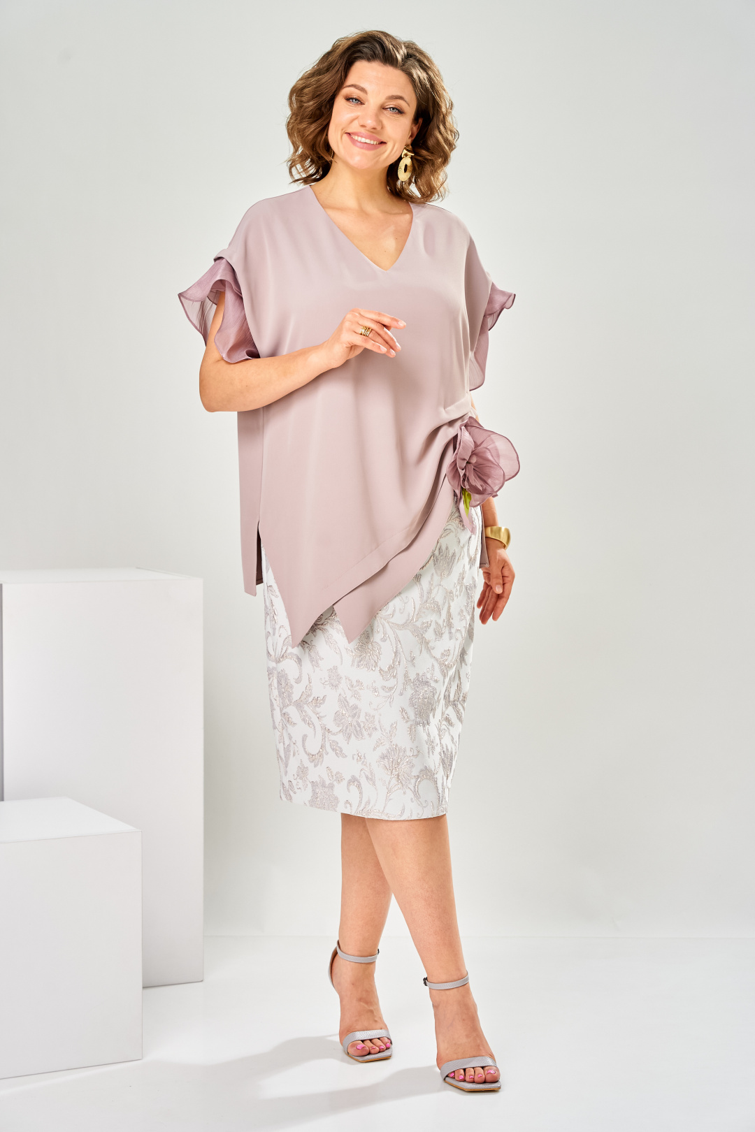 Платье Romanovich Style 1-2919 пыльно-розовый