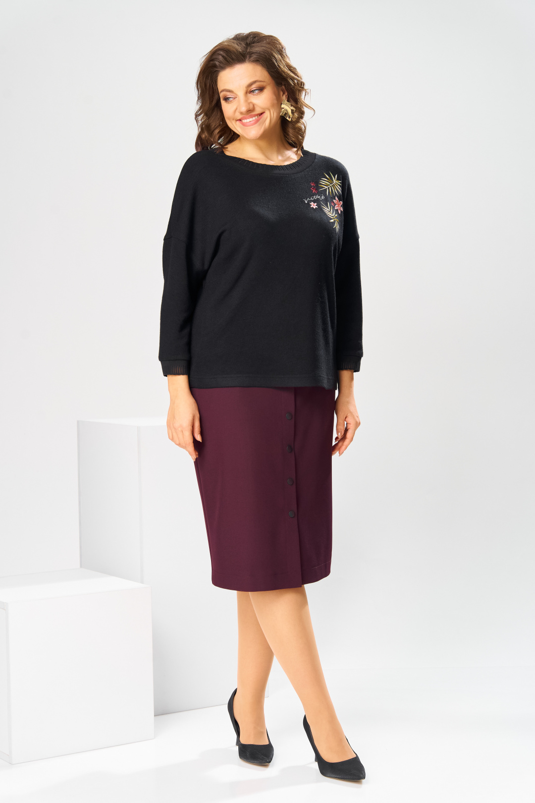 Костюм Romanovich Style 2-2045 бордовый - фото 2