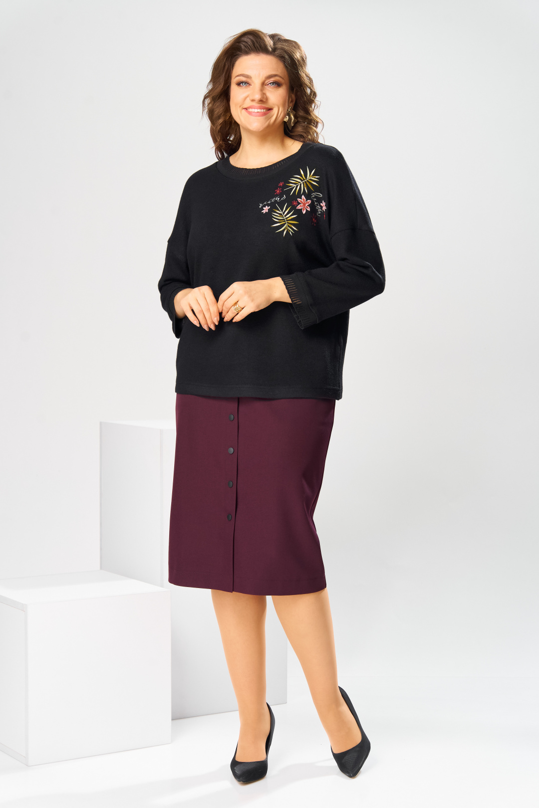 Костюм Romanovich Style 2-2045 бордовый - фото 3