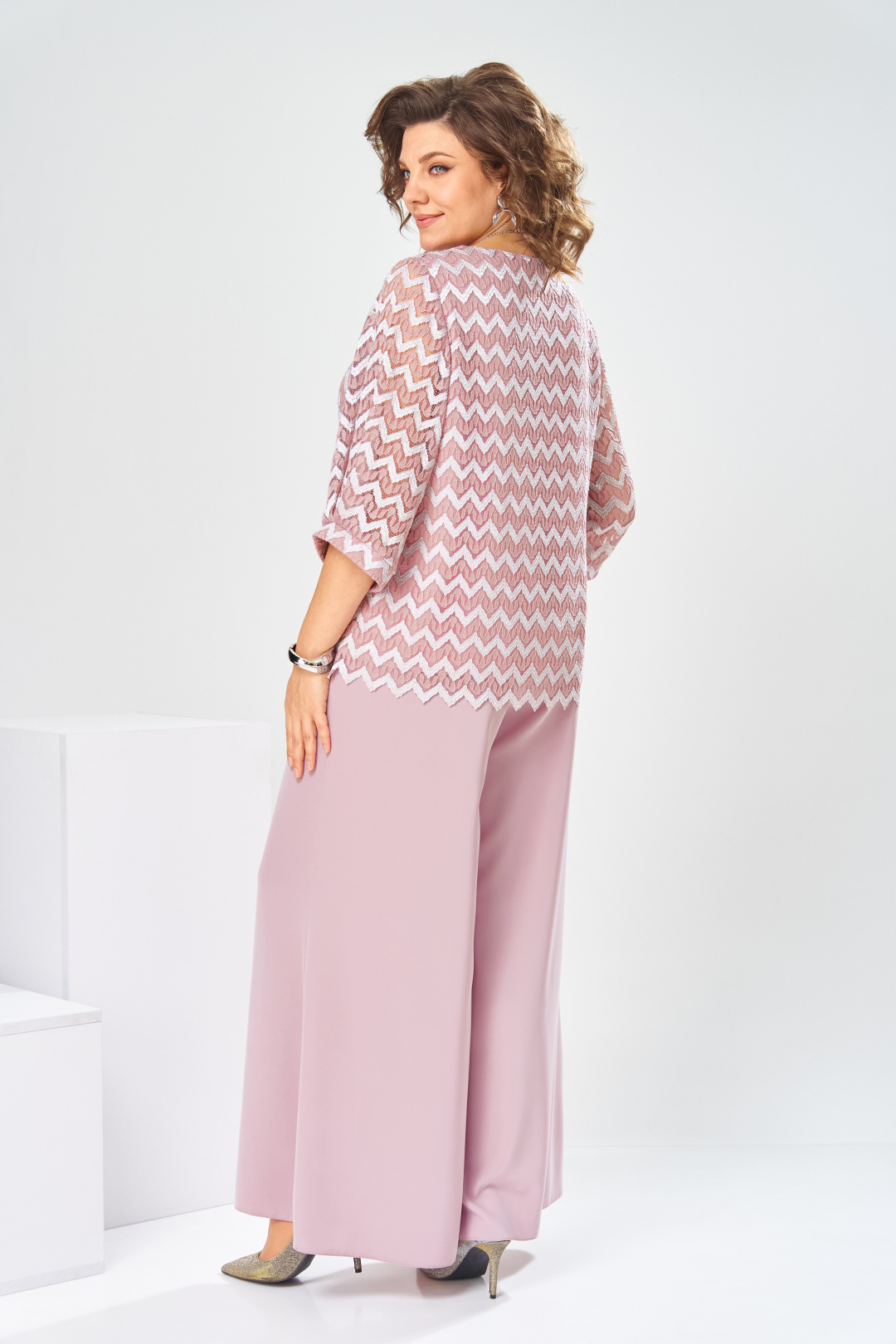 Костюм Romanovich Style 2-2892 пудровый - фото 3