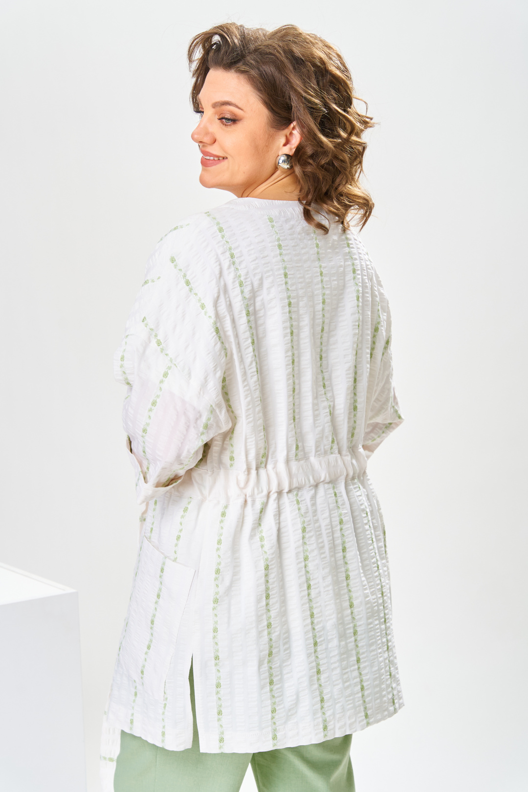 Костюм Romanovich Style 3-2377 белый/салатовый