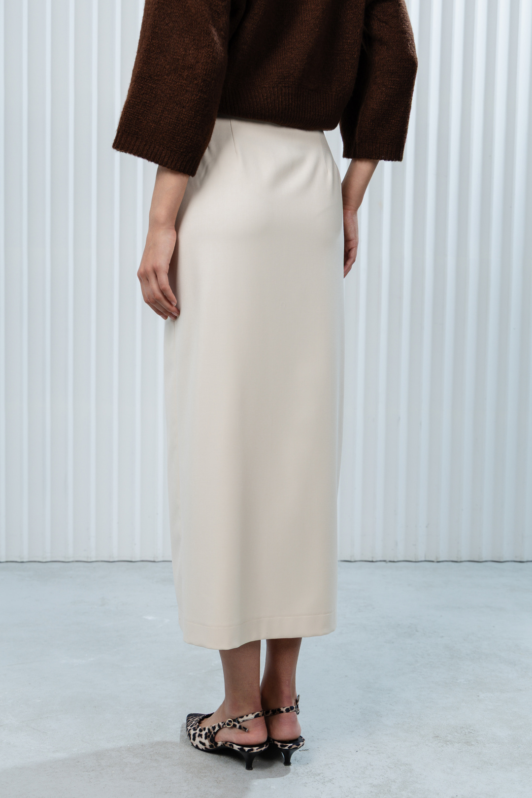 Юбка Romgil РТ0124-ВИ2 белый шоколад - фото 2