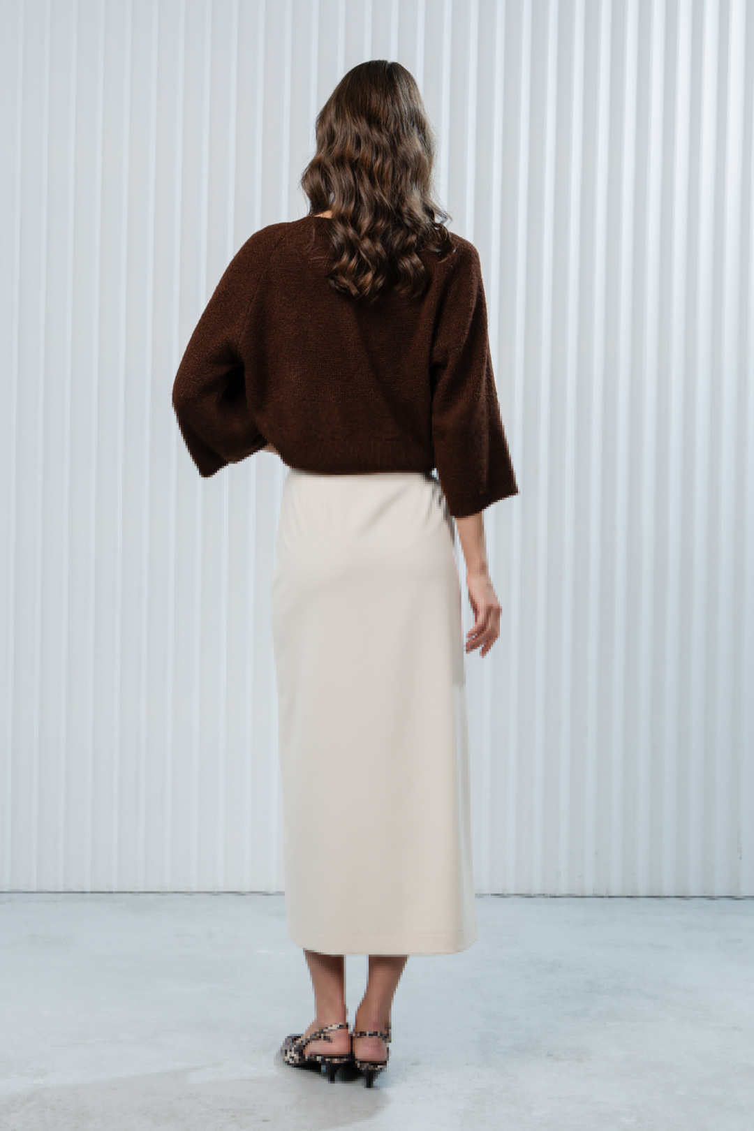 Юбка Romgil РТ0124-ВИ2 белый шоколад - фото 5