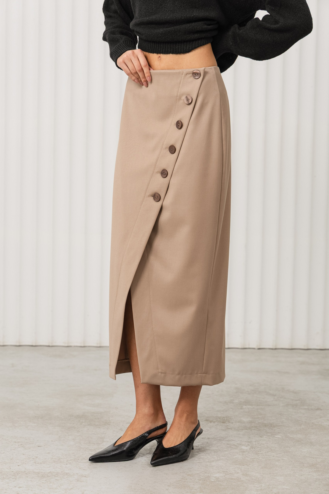 Юбка Romgil РТ0124-ВИ2 бежевый - фото 3