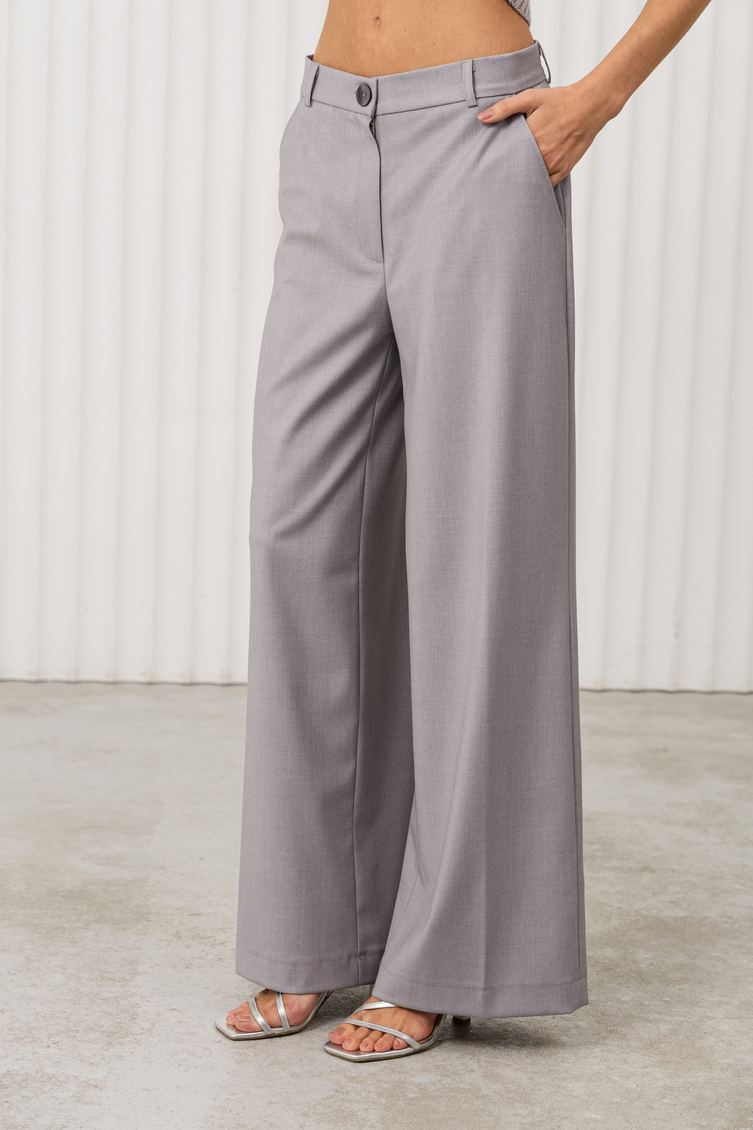 Брюки Romgil РТ0126-ВИ2 античное серебро