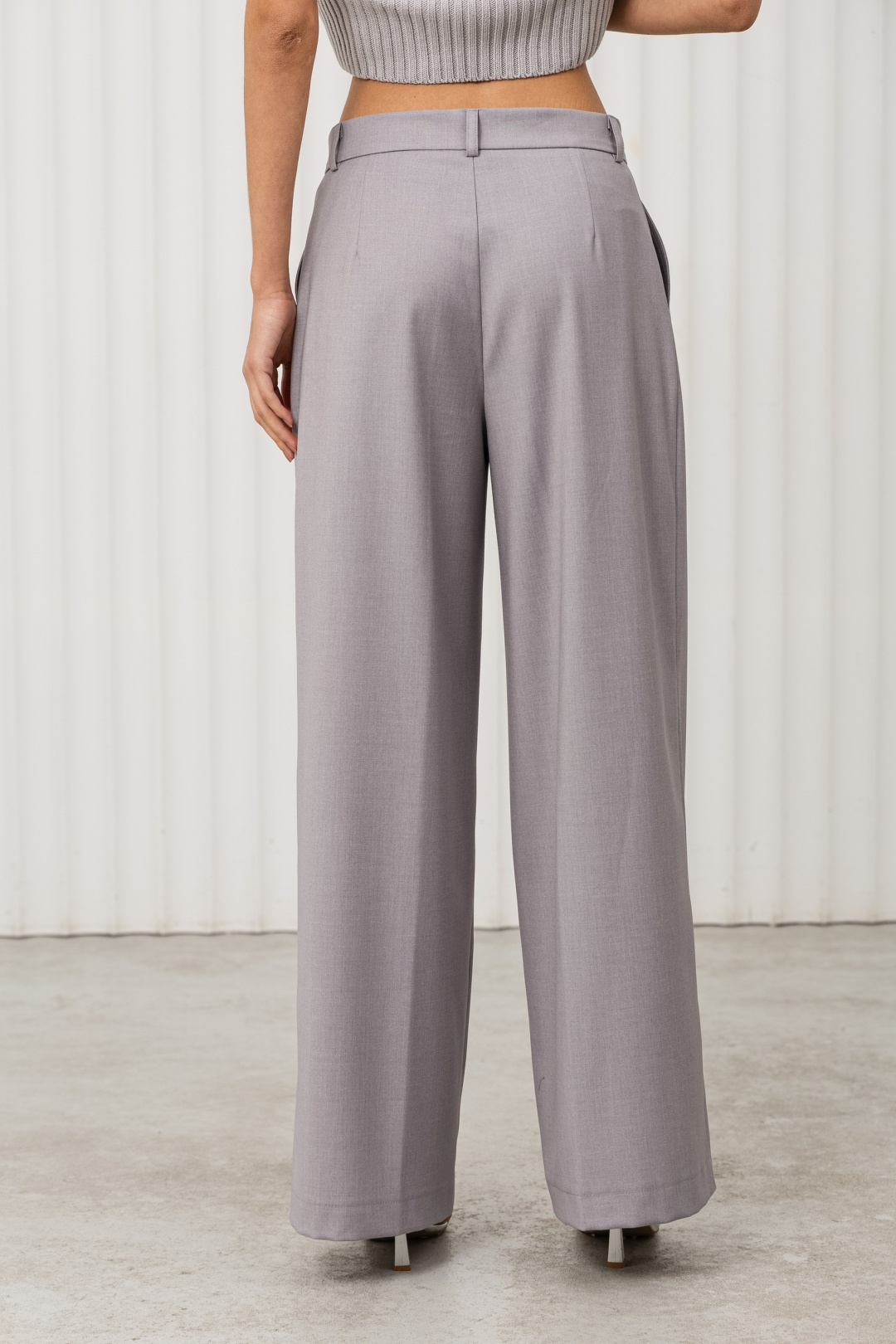 Брюки Romgil РТ0126-ВИ2 античное серебро - фото 3