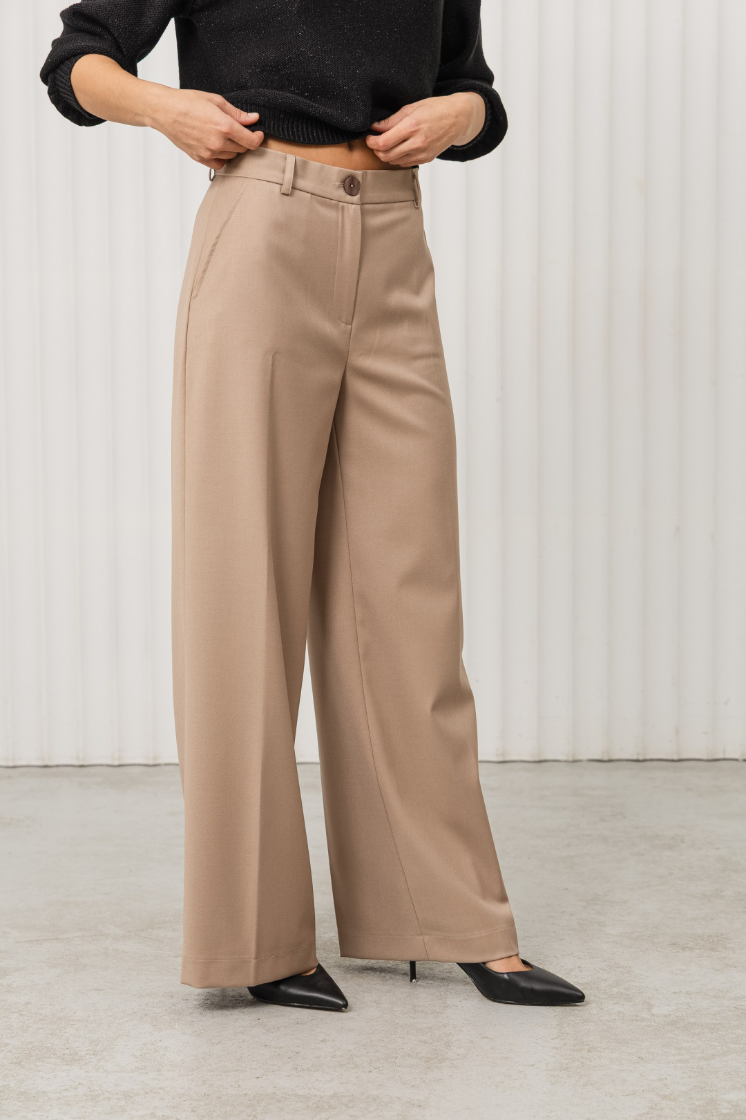 Брюки Romgil РТ0126-ВИ2 бежевый - фото 5