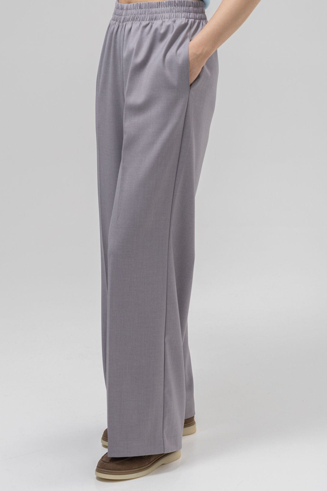 Брюки Romgil РТ0127-ВИ2 античное серебро - фото 2