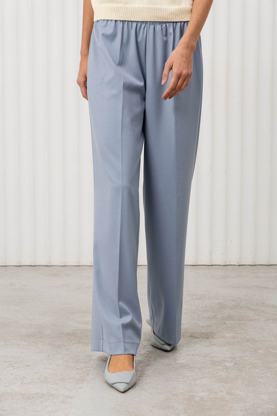 Брюки Romgil РТ0127-ВИ2 серо-голубой - фото 5