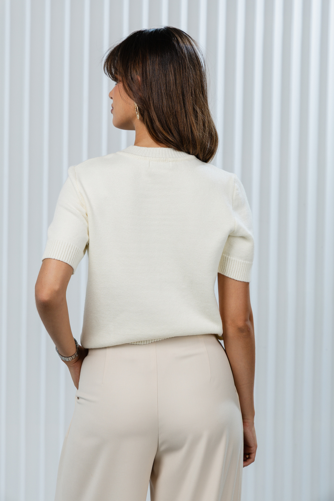 Джемпер Romgil РВ0159-ВИ2 молочный - фото 2