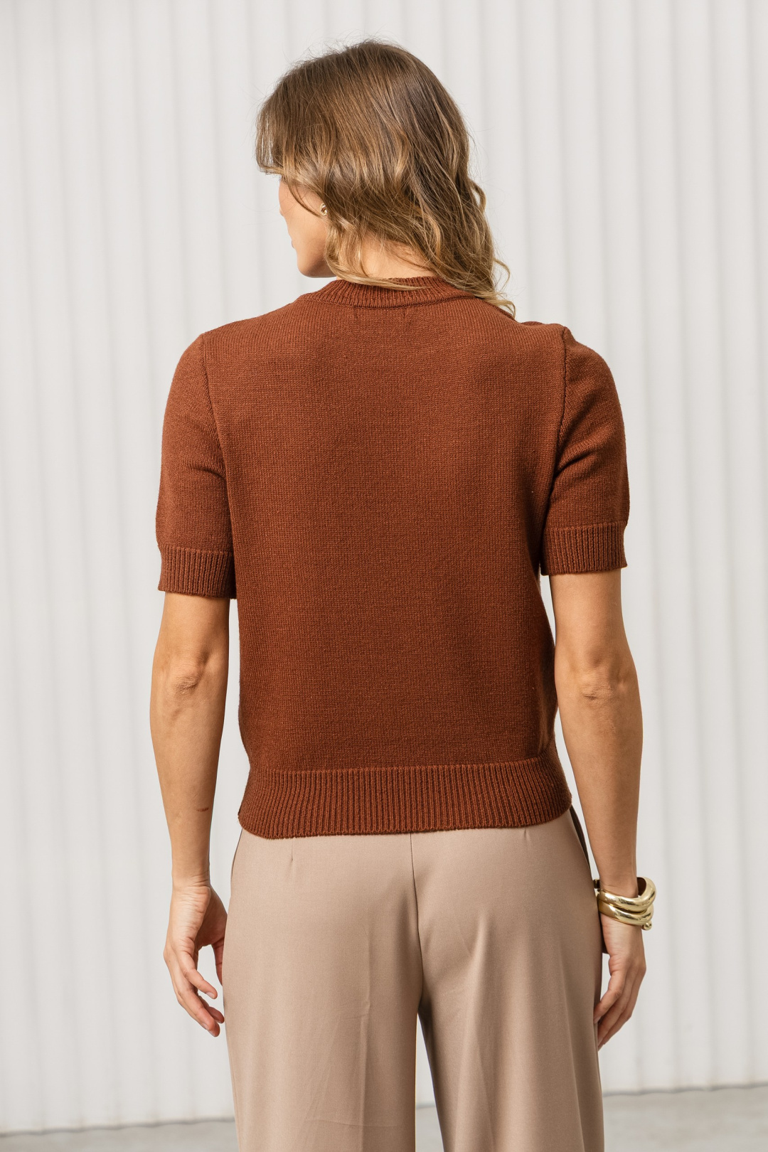 Джемпер Romgil РВ0159-ВИ2 шоколадный - фото 2