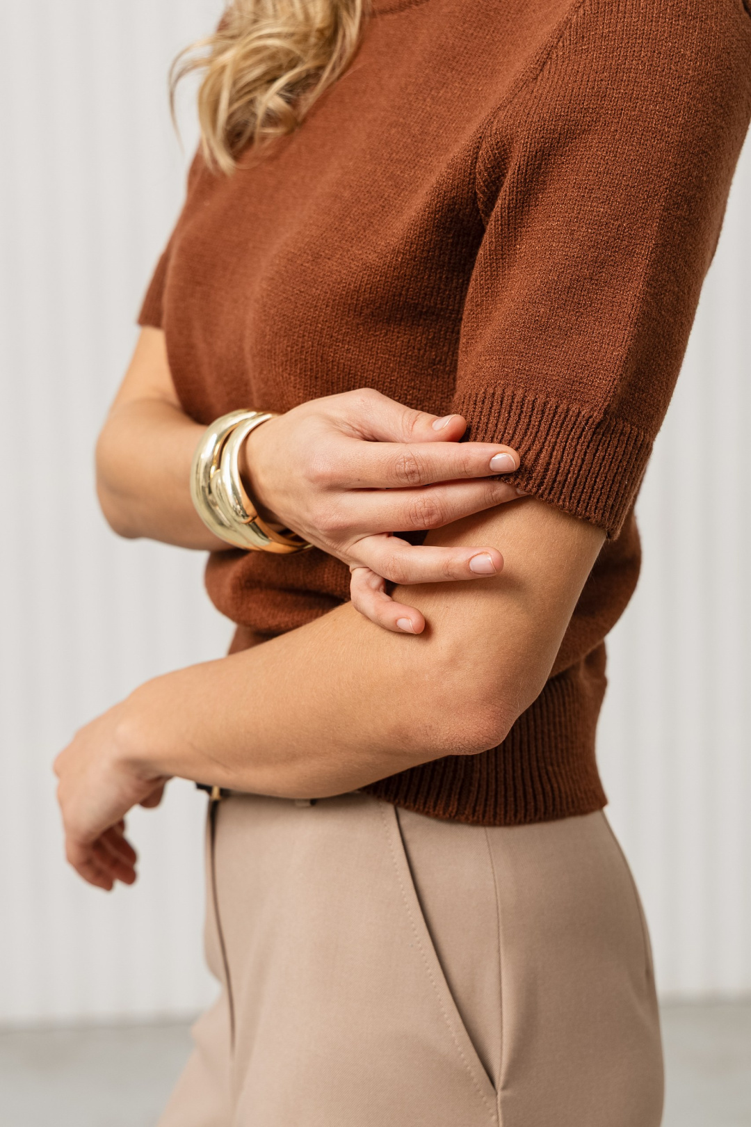 Джемпер Romgil РВ0159-ВИ2 шоколадный - фото 5