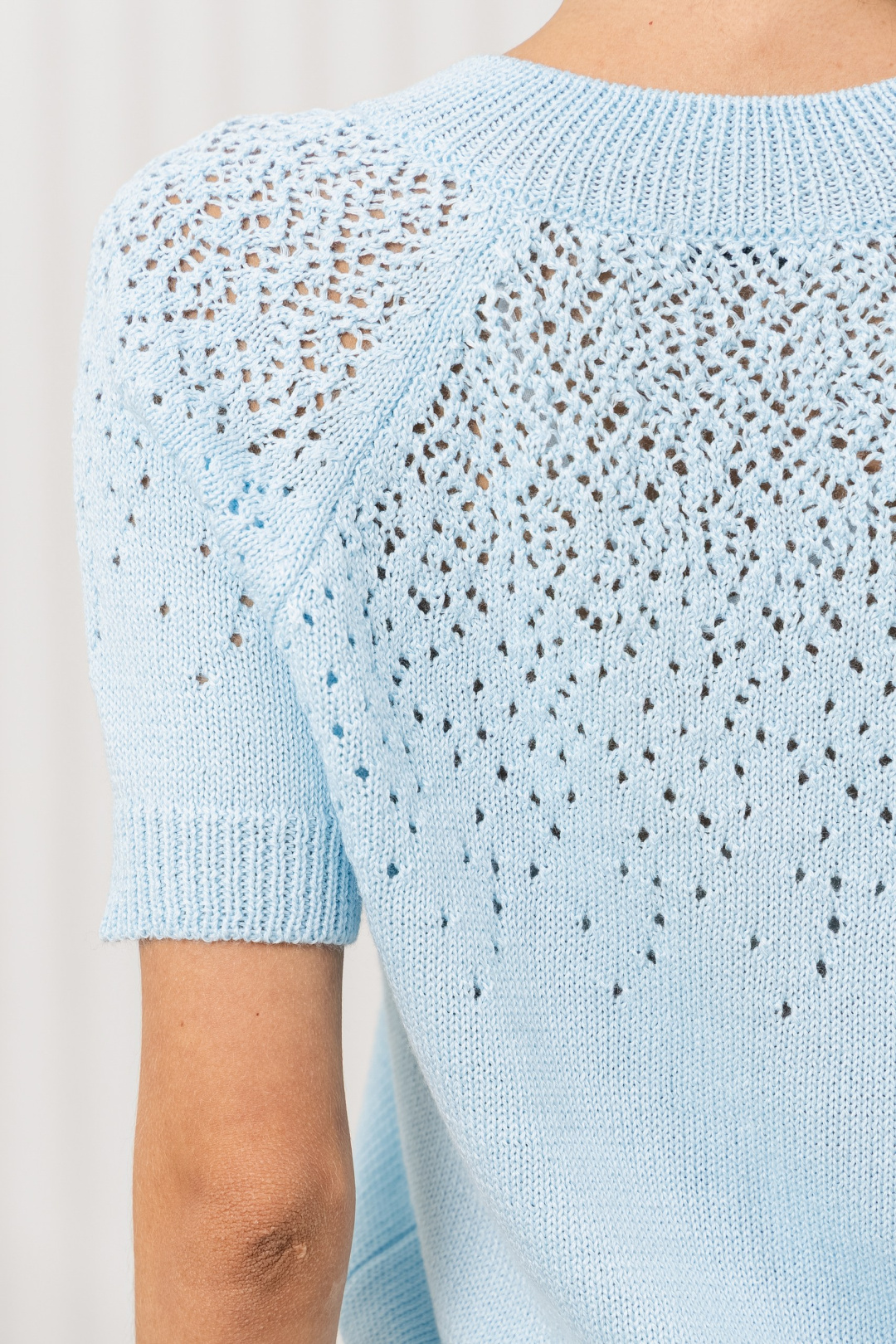 Джемпер Romgil РВ0368-ХЛ2 голубой - фото 4