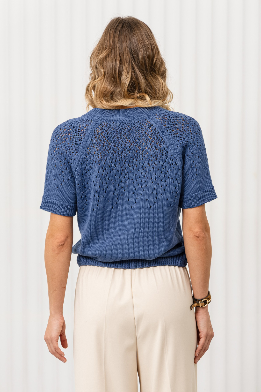 Джемпер Romgil РВ0368-ХЛ2 индиго - фото 2