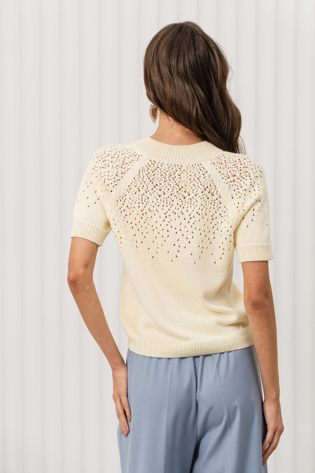 Джемпер Romgil РВ0368-ХЛ2 сливочный - фото 2