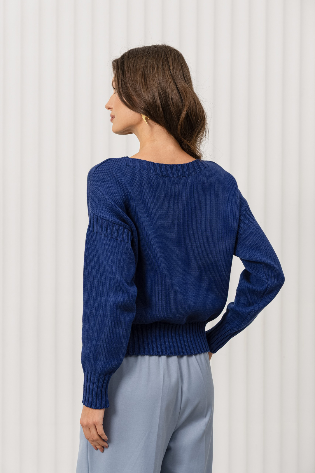 Джемпер Romgil РВ0371-ХЛ2 индиго - фото 2