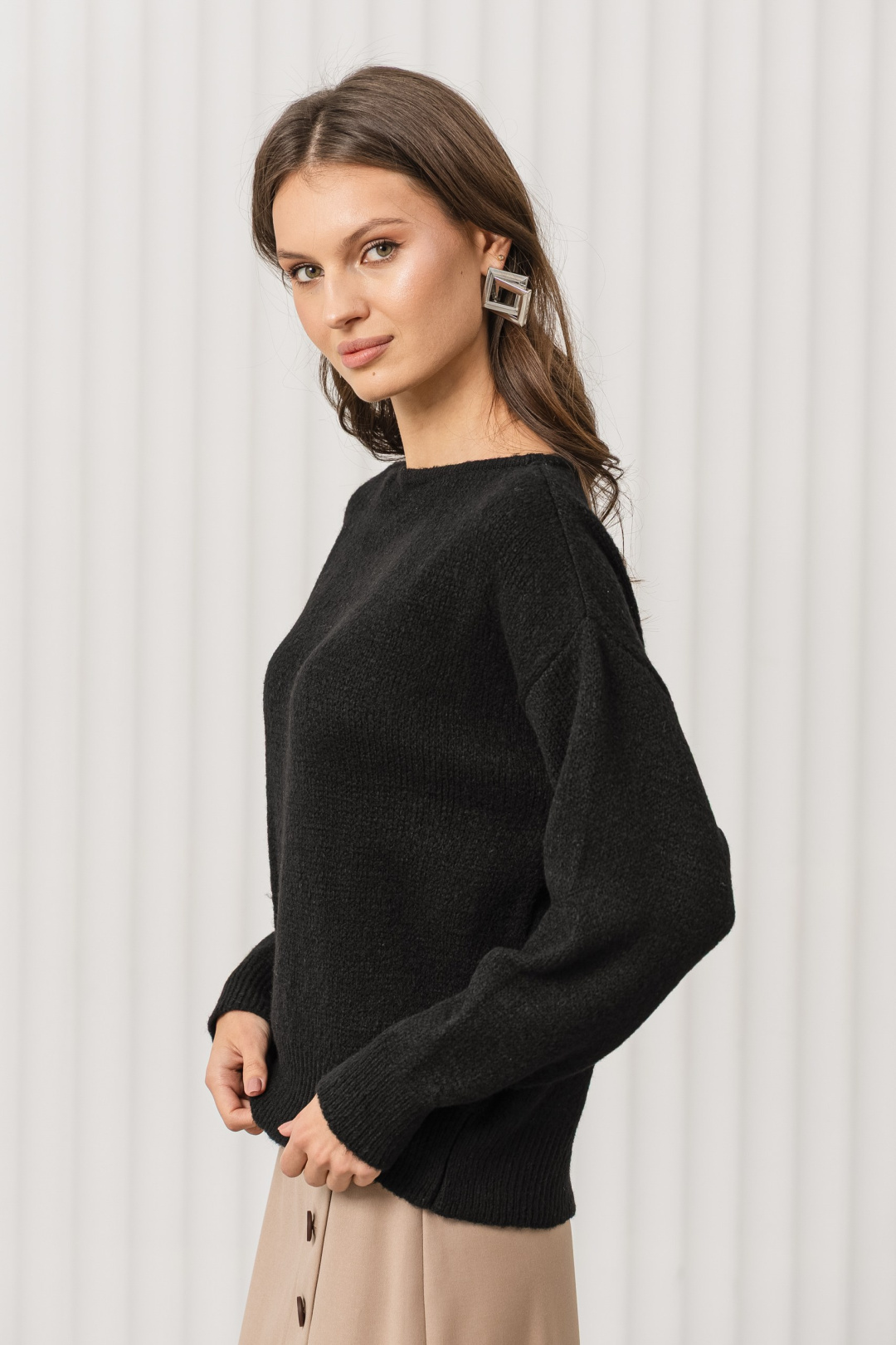 Джемпер Romgil РВ0373-АК2 черный - фото 5