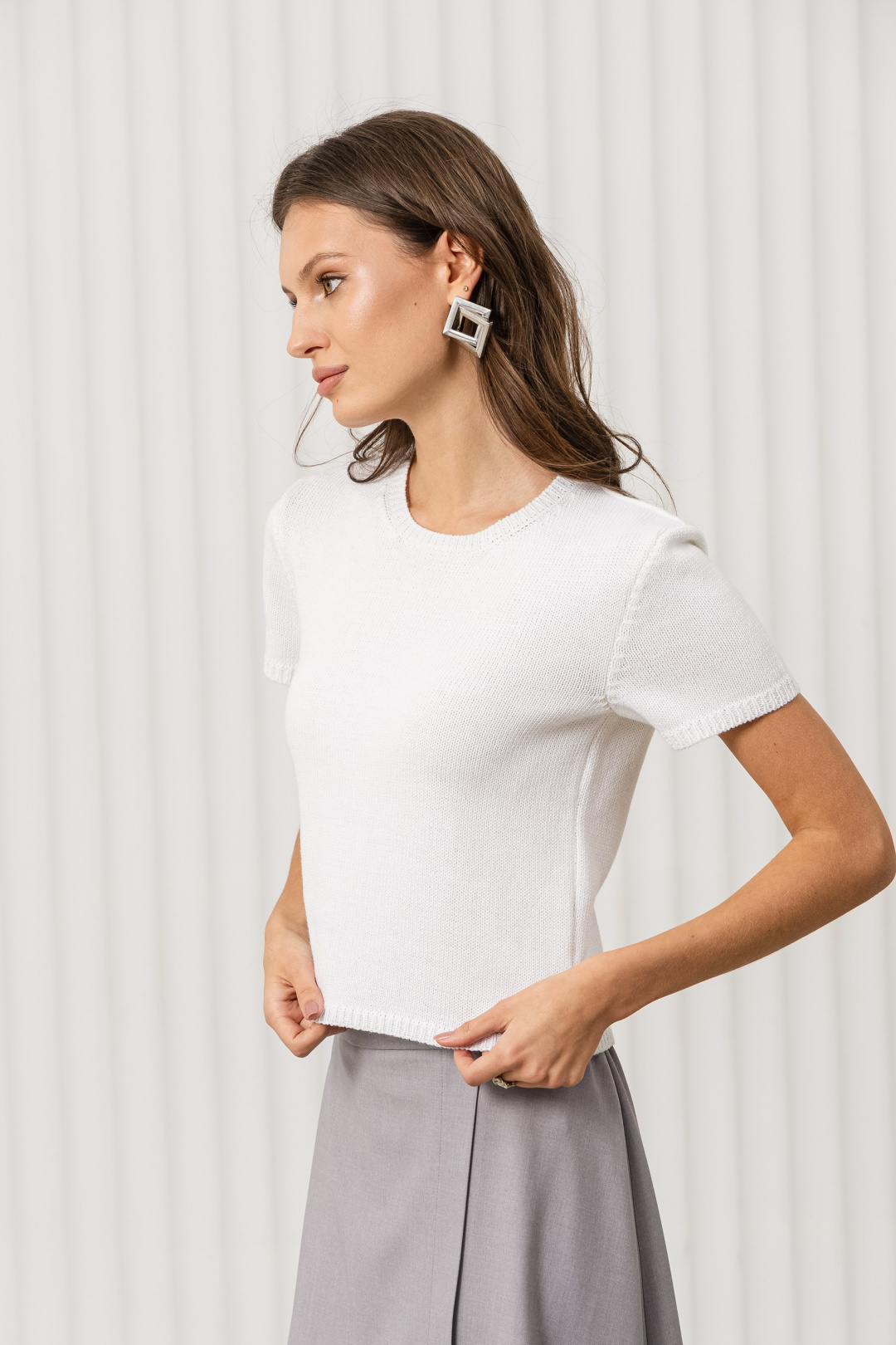 Джемпер Romgil РВ0376-ХЛ2 белый - фото 4