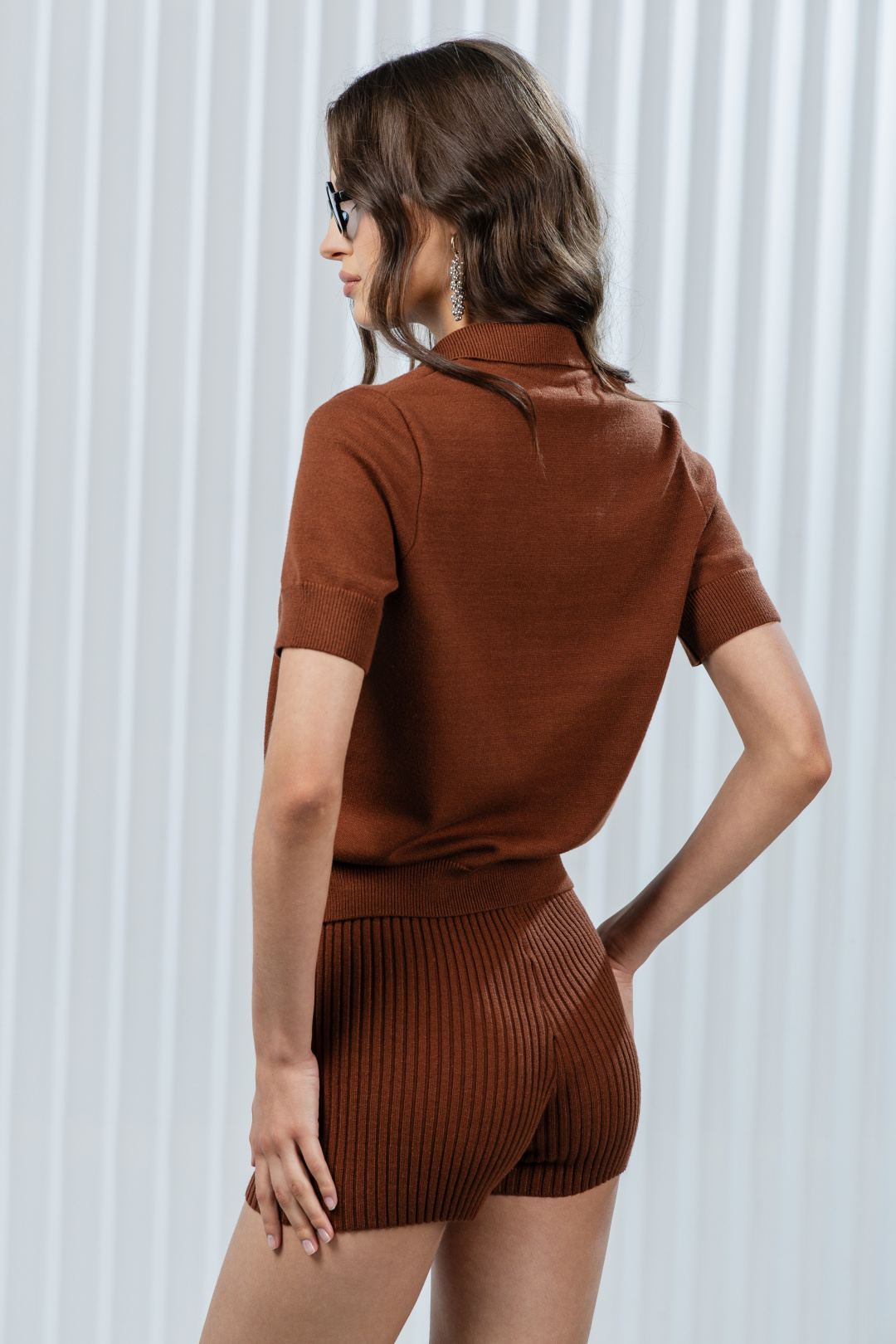 Джемпер Romgil РВ0377-ВИ2 шоколадный - фото 3