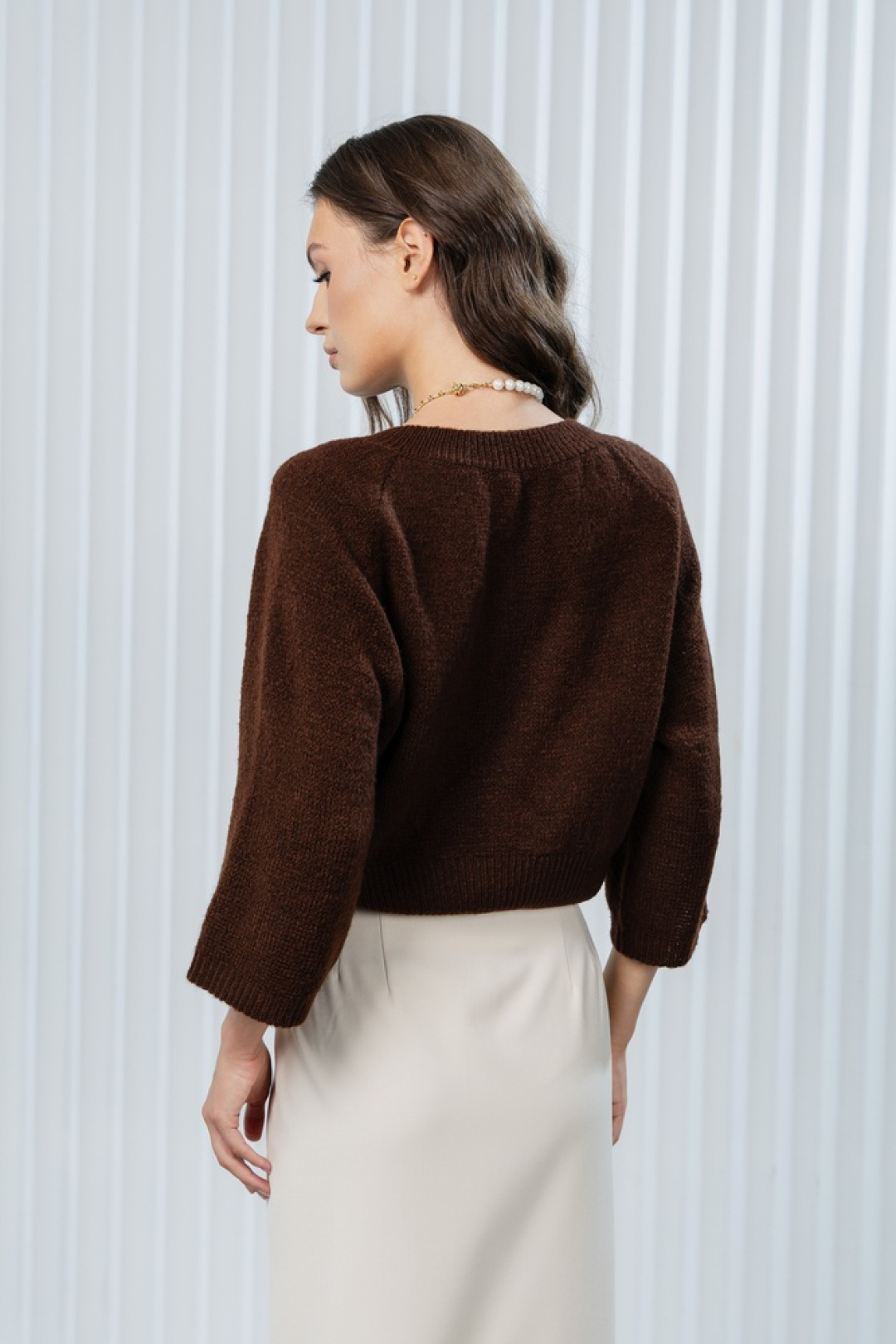 Джемпер Romgil РВ0381-АК2 шоколадный - фото 2