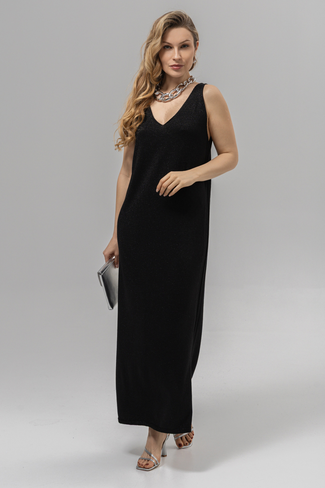 Платье Romgil РВ0384-ХМ2 черный - фото 1