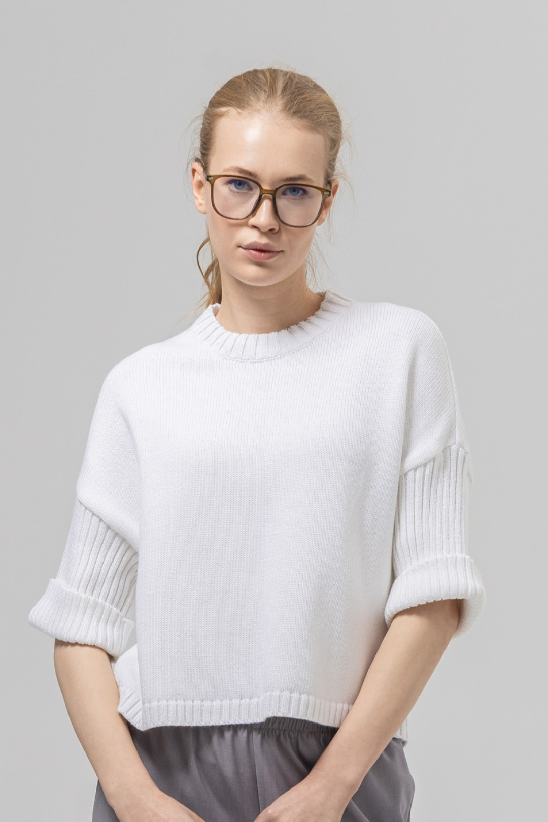 Джемпер Romgil РВ0386-ХЛ2 белый - фото 1