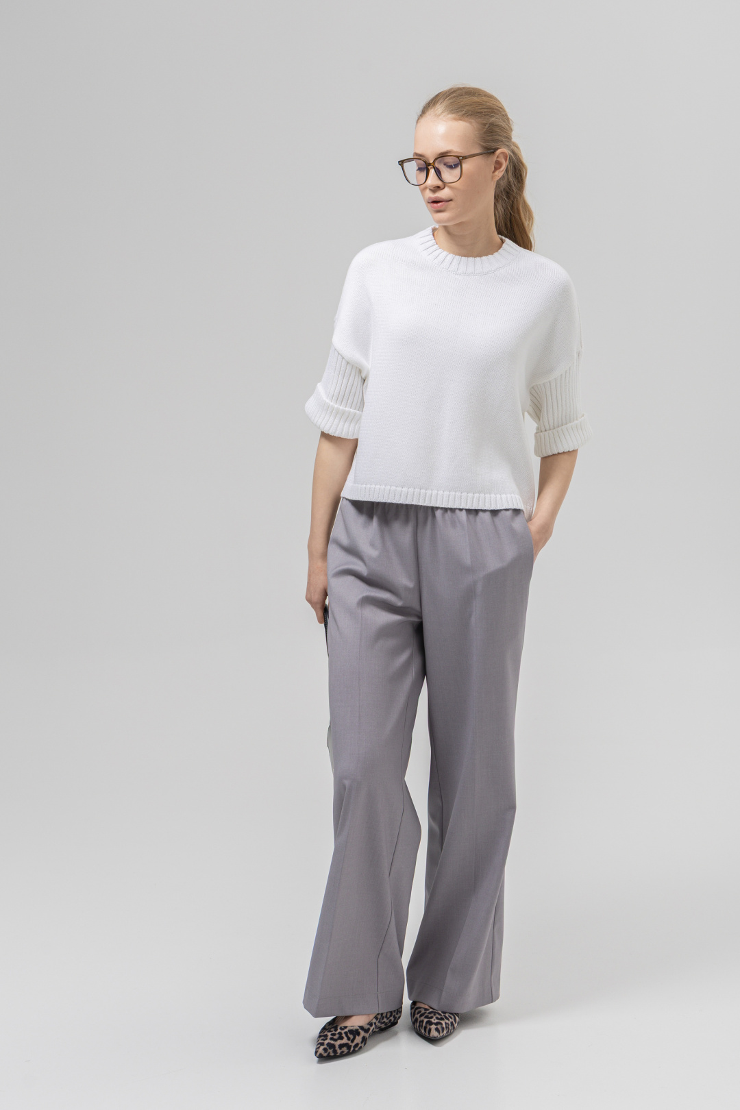 Джемпер Romgil РВ0386-ХЛ2 белый - фото 4