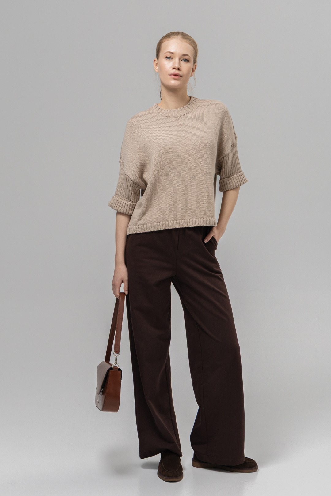 Джемпер Romgil РВ0386-ХЛ2 бежевый лайт - фото 4