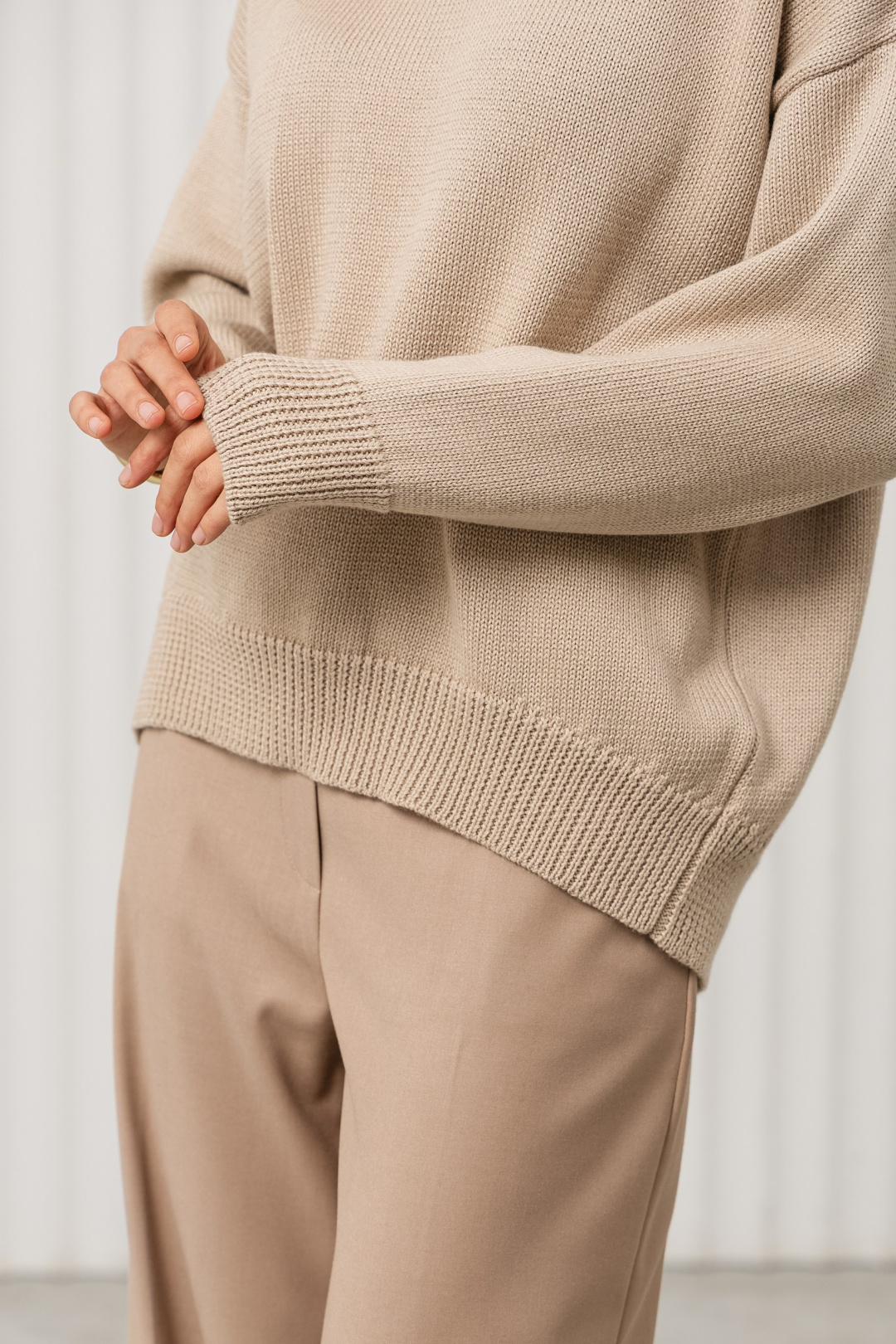 Джемпер Romgil РВ0406-ХЛ2 бежевый лайт - фото 4