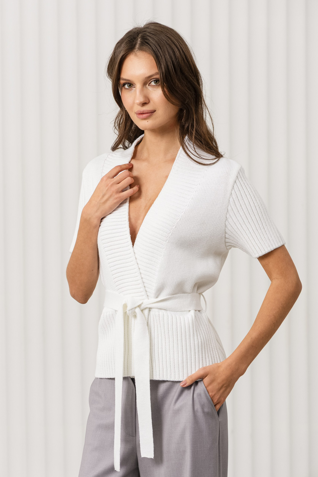 Жакет Romgil РВ0409-ХЛ2 белый - фото 4